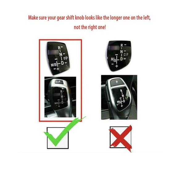 Gear Shift Knob Panel Sticker for BMW 3/4/5/6/7 Series F Chassis X3 X4 X5 X6 /M - Picture 2 of 4